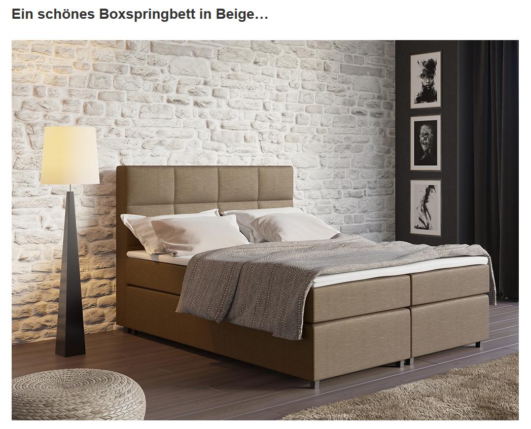 Boxspringbett günstig kaufen